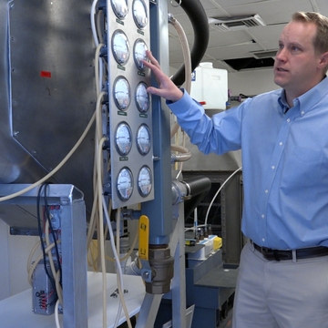 Matt Campen, PhD, studies toxic mine waste dust at Navajo Nation