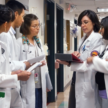 UNM medical students