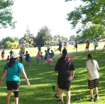 Running Medicine opening circle Running Medicine opening circle