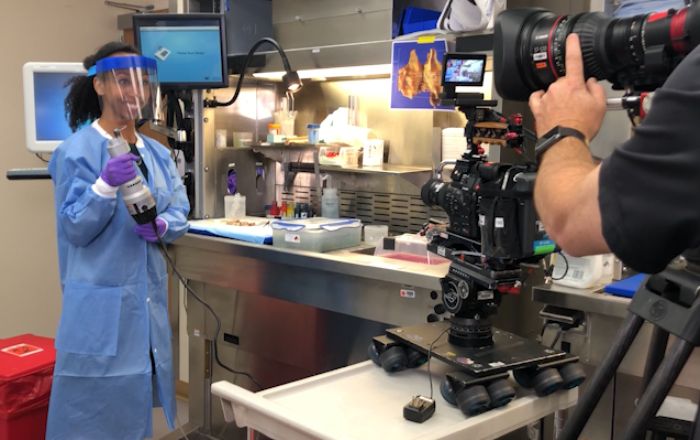 Dr. Favia Dubyk poses for the camera