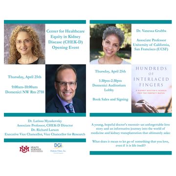 Center for Healthcare Equity in Kidney Disease Kickoff Event