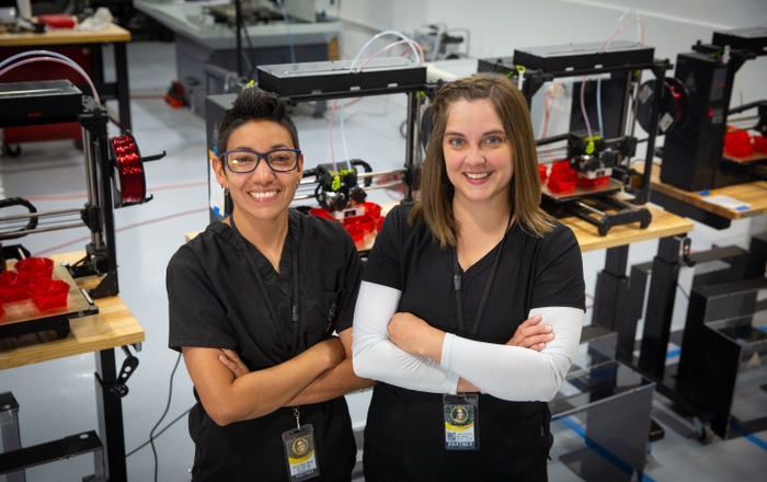 Christina Salas (left) and Laura Kief Shaffer