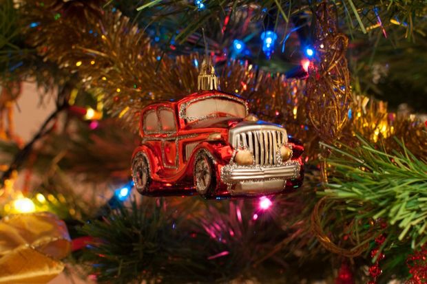 Christmas tree car ornament