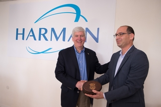 Michigan Governor Rick Snyder Visits HARMAN Israel to Affirm the Strong Cyber Security Relationship between Michigan and Tel Aviv