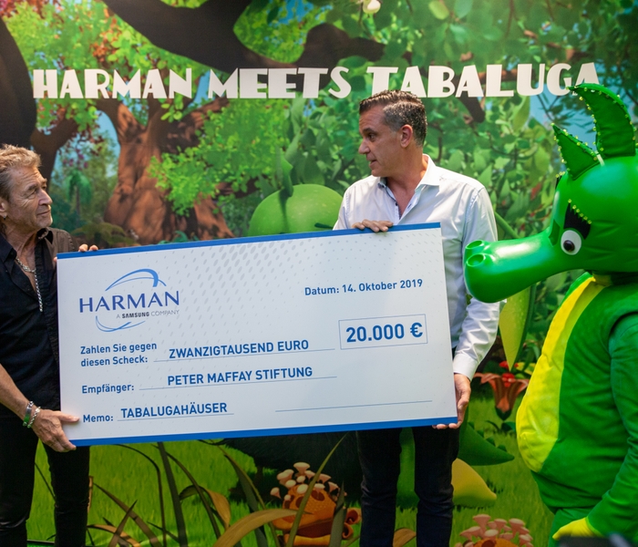 HARMAN, Peter Maffay, and Tabaluga bring smiles to little faces
