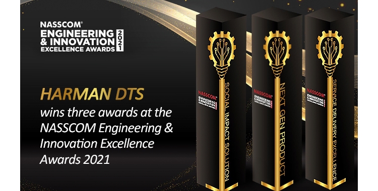 Harman Dts Wins Three Awards At The Nasscom Engineering Innovation Excellence Awards 2021 Harman