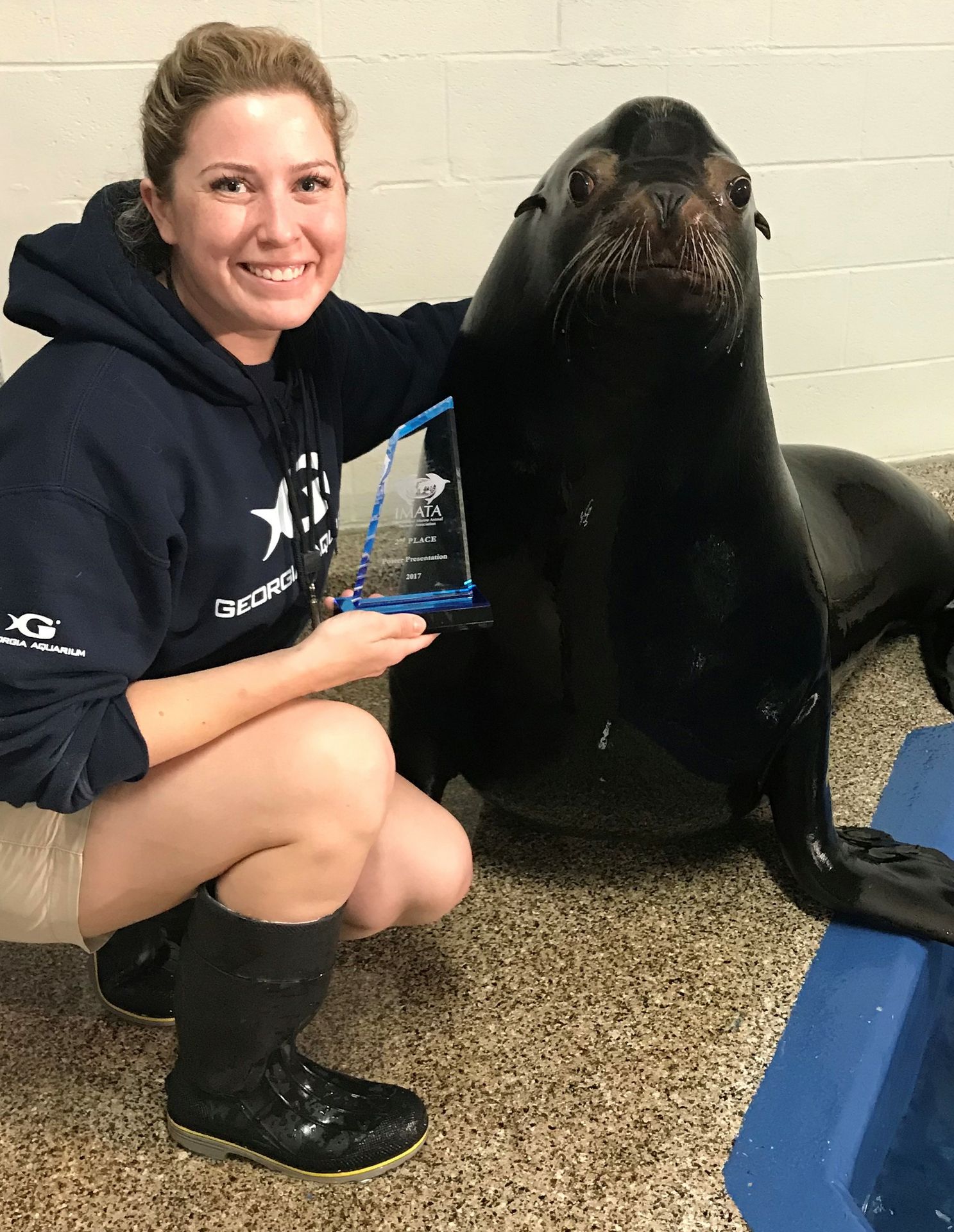 Aquarium Trainers Awarded at 2017 IMATA Conference