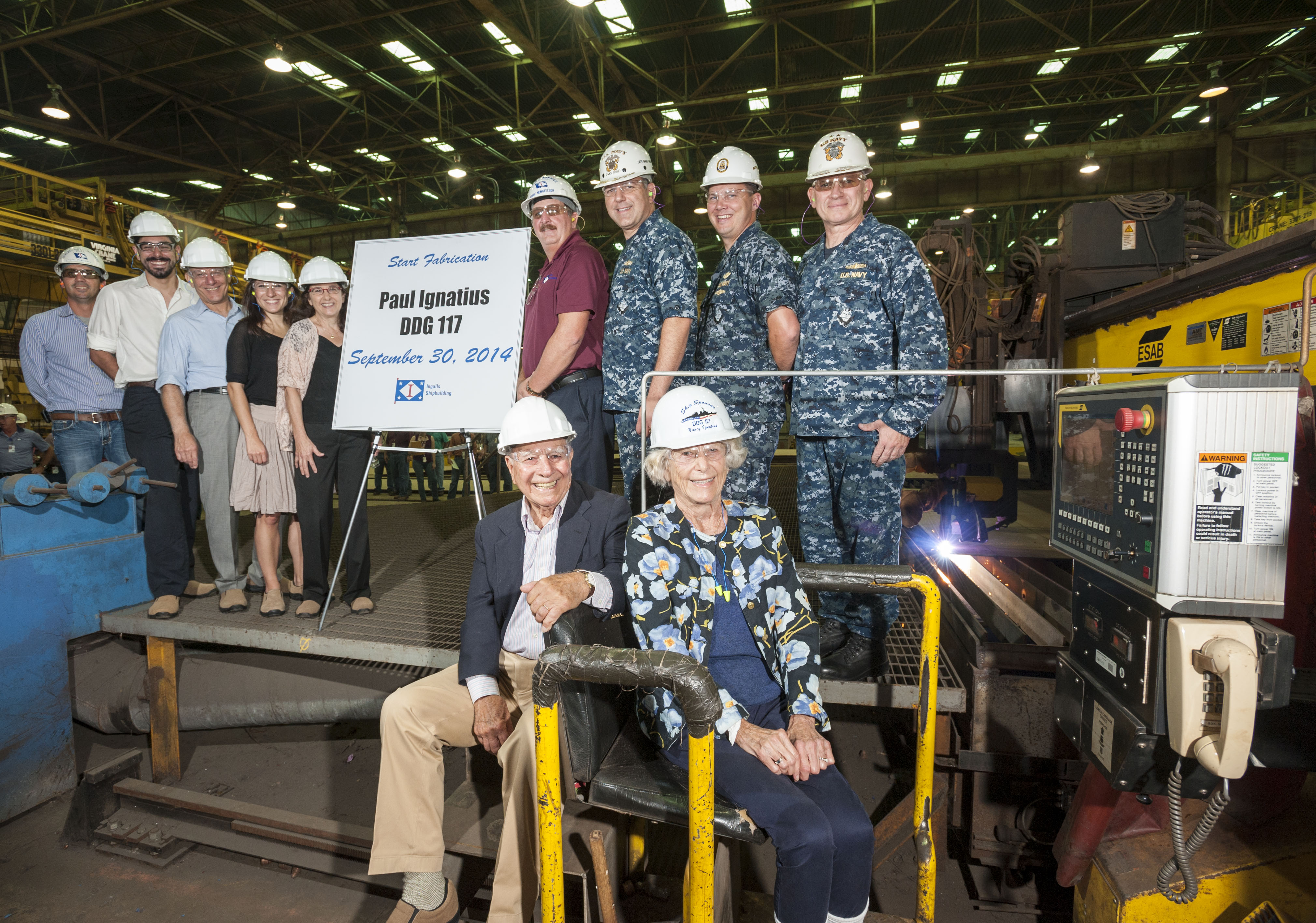 Photo Release Ingalls Shipbuilding Begins Fabrication For Aegis 