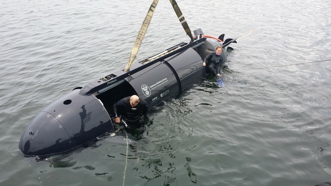 Undersea Solutions Group's Proteus Operated by Female Diver