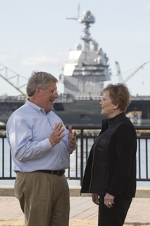 Rep. Kay Granger, R-Texas, visited Newport News Shipbuilding on Thursday. Granger serves as chairwoman of the House Appropriations Committee’s Defense Subcommittee. Photo by John Whalen/HII Rep. Kay Granger Visits Newport News Shipbuilding