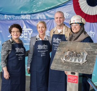 New Jersey (SSN 796) Keel Authenticated New Jersey (SSN 796) Keel Authenticated