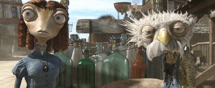 Left to right: Beans (Isla Fisher) and Furgus (Lew Temple) in RANGO, from Paramount Pictures and Nickelodeon Movies.
Photo credit: Courtesy of Paramount Pictures
(C) 2011 Paramount Pictures. All Rights Reserved.