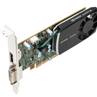 NVIDIA Quadro 400 - top side 3 quarter image