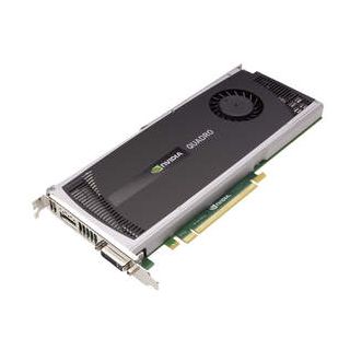 NVIDIA Quadro 4000 for Mac -- 3 qtr flat shot