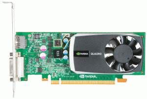 Quadro 600 - top of card from above