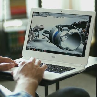 Acer Chromebook 13 running cloud-based desktop and apps using NVIDIA GRID