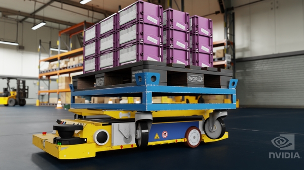 BMW Group STR Dolly in Isaac Sim 