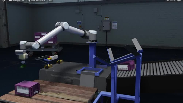 BMW Sortbot Robot Stacking Boxes Powered by NVIDIA Isaac Platform