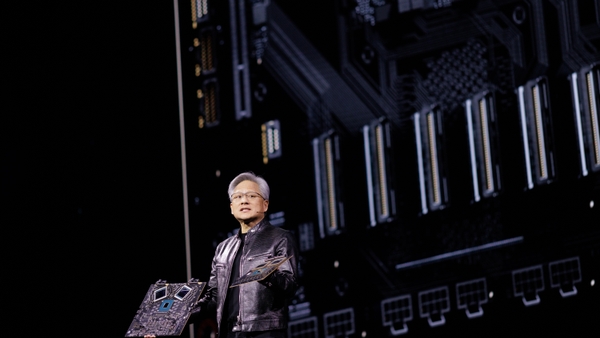NVIDIA CEO Jensen Huang Showcases GB200 Grace Blackwell Superchips