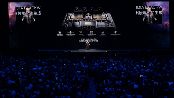 NVIDIA CEO Jensen Huang Showcases Blackwell