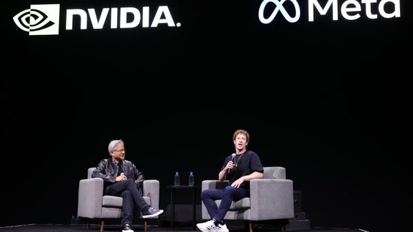 NVIDIA CEO Jensen Huang With Meta CEO Mark Zuckerberg