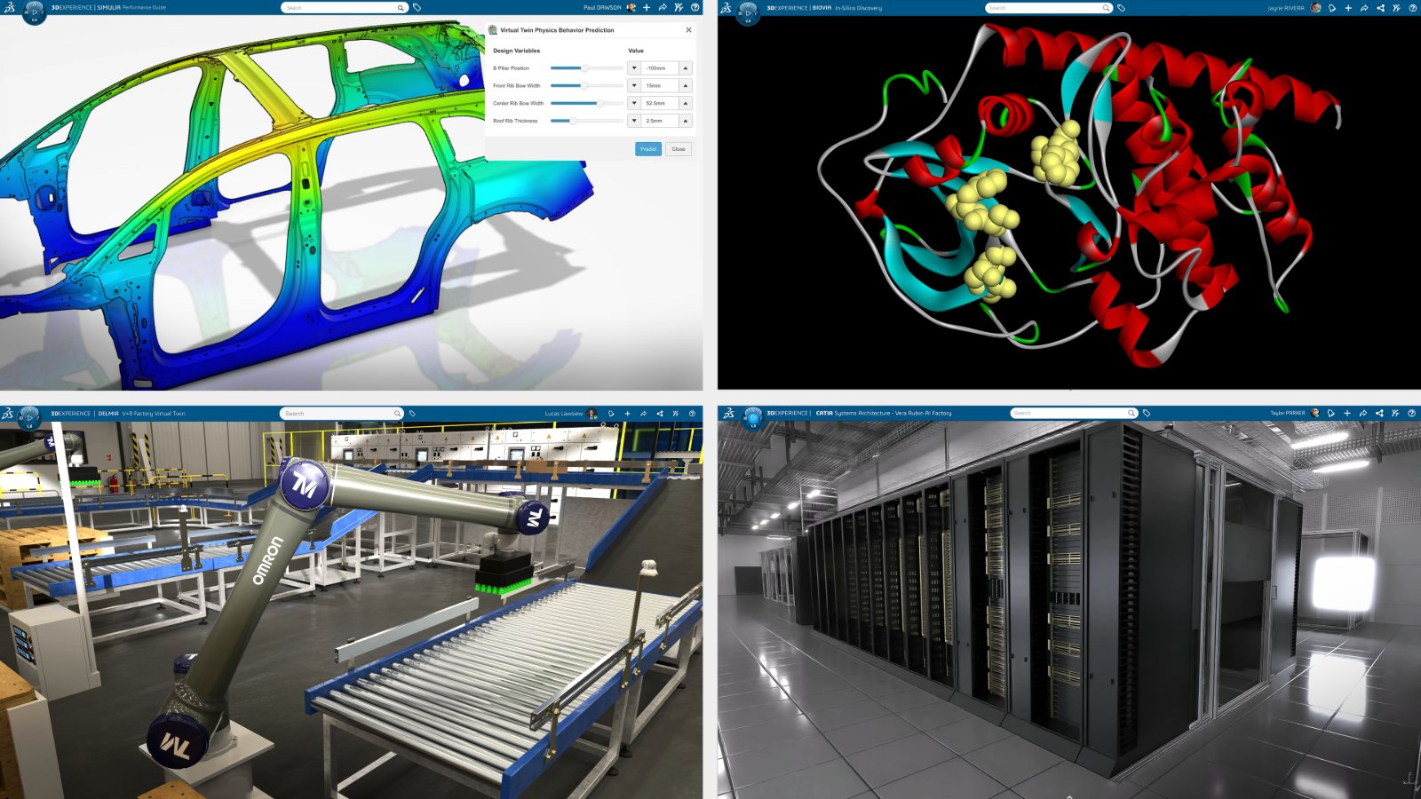 达索系统与 NVIDIA 合作构建工业人工智能平台，为虚拟双胞胎提供支持