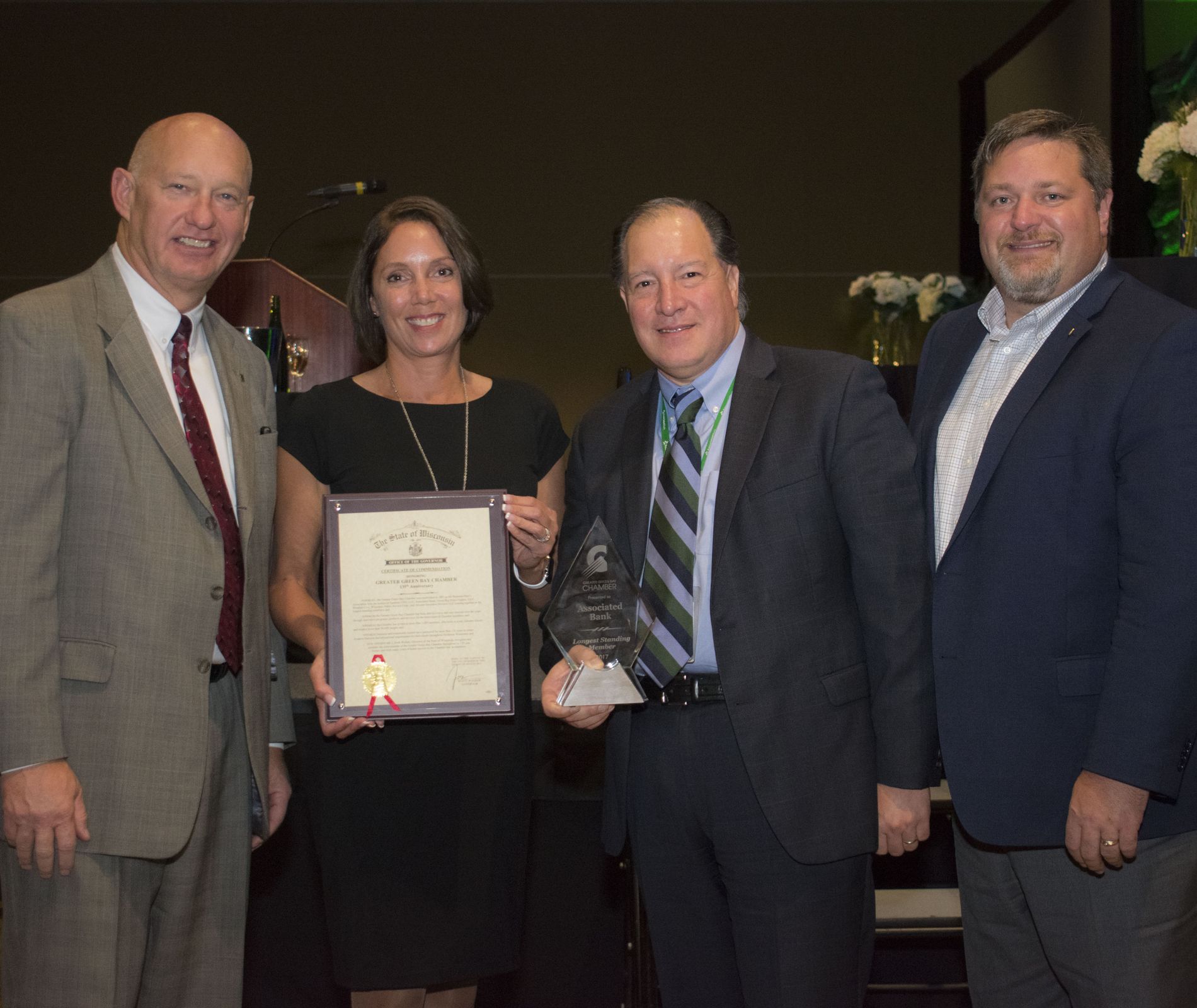 Associated Bank recognized as one of the longeststanding members by