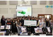 Green Bay West High School students received a $2,000 grant to their music program and were surprised with a check presentation made by representatives from Associated Bank and the Green Bay Area School District in their band class on November 1. Green Bay West High School students received a $2,000 grant to their music program and were surprised with a check presentation made by representatives from Associated Bank and the Green Bay Area School District in their band class on November 1.