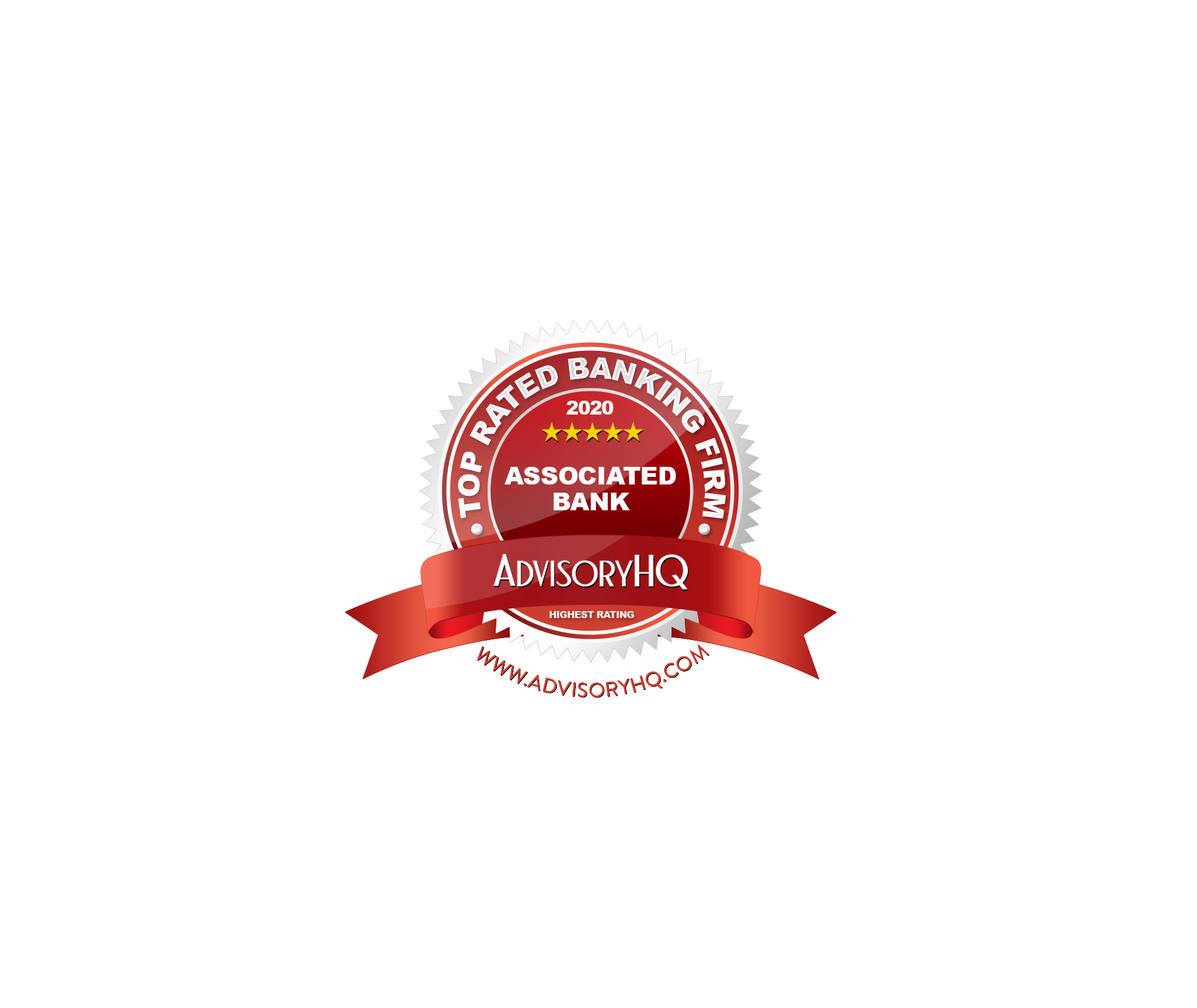 Associated Bank ranked one of the top banks in Illinois by AdvisoryHQ