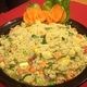 Delicious quinoa salad with roasted vegetables and orange balsamic dressing