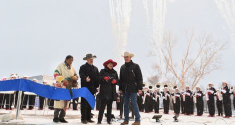 BMO Amphitheatre  - Elder Michael Megunis, David Sibbald, Susan Brown, Bob Thompson