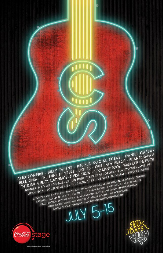 Coca-Cola Stage Poster