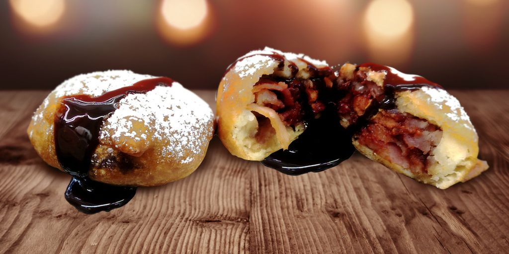 Deep Fried Bacon Wrapped Reese Cups