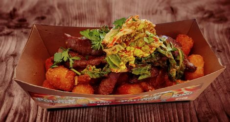 Korean Tater Tot Poutine