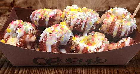 Pop-rock mini donuts