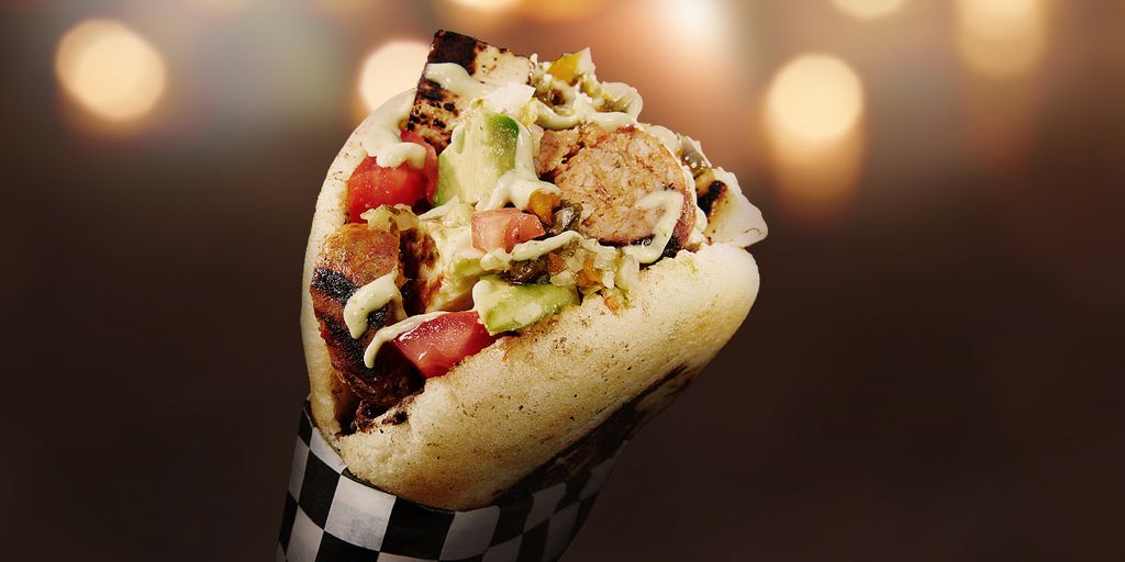 The Spicy Chicken Arepa