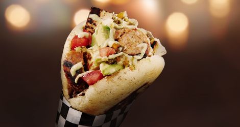 The Spicy Chicken Arepa