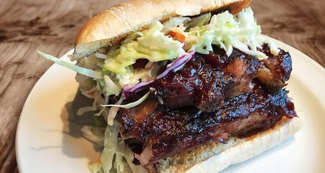 Boneless Ribs on Chiabatta