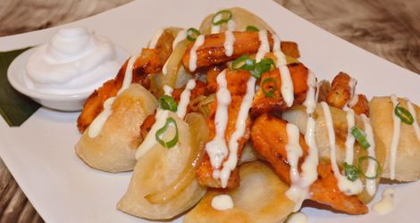 Buffalo Chicken Perogies