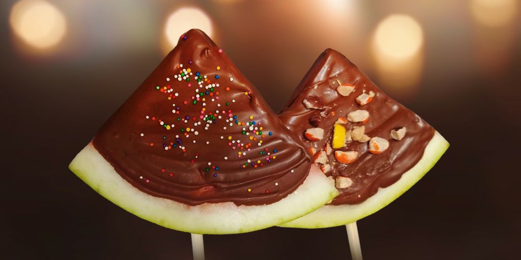 Frozen Chocolate Watermelon Pops