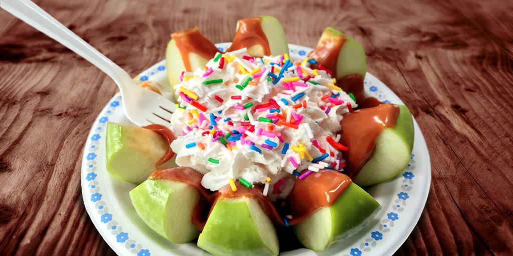 Inside Out Caramel Apple