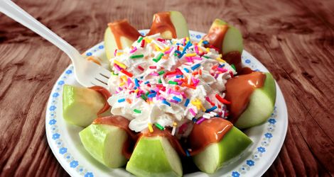 Inside Out Caramel Apple