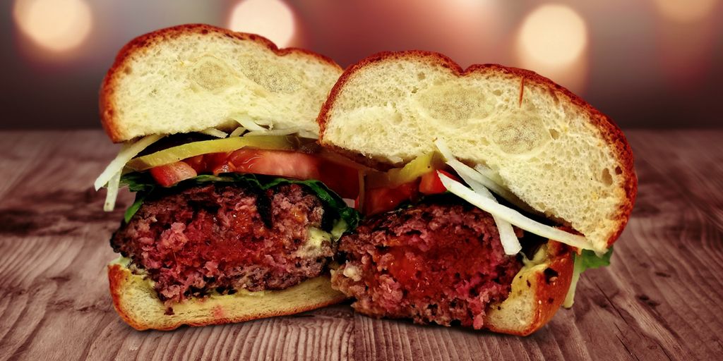 Kangaroo Stuffed Burger