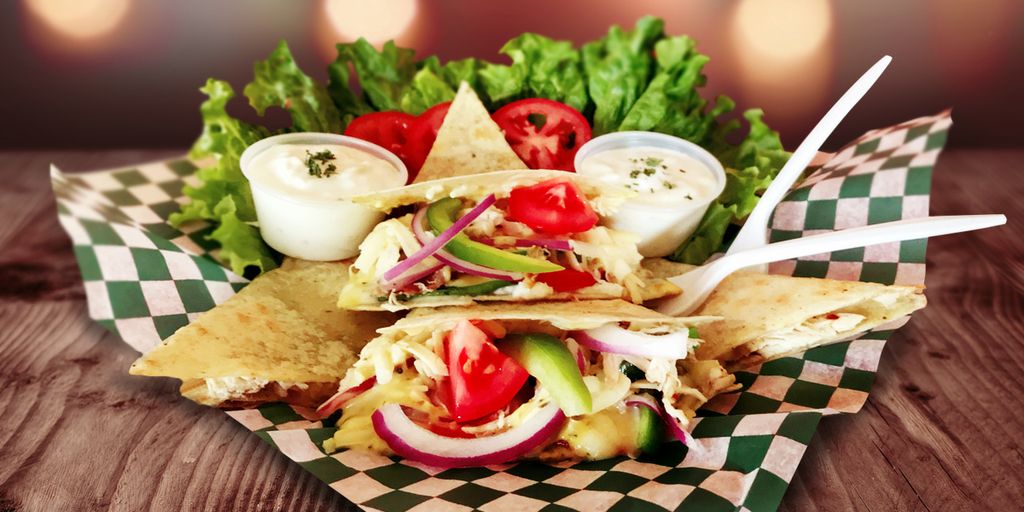Pulled Chicken Quesadilla