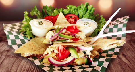 Pulled Chicken Quesadilla