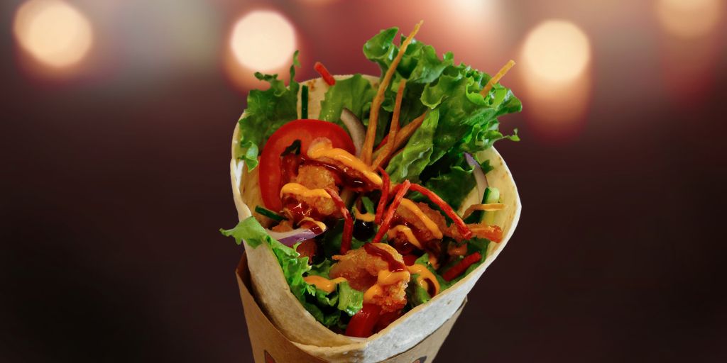 Szechwan Prawn Wrap