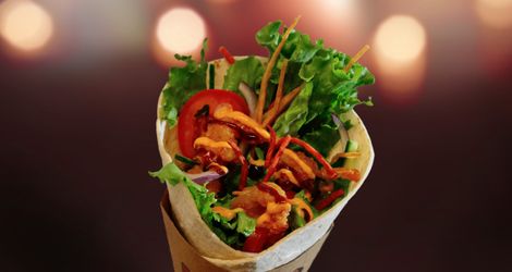 Szechwan Prawn Wrap