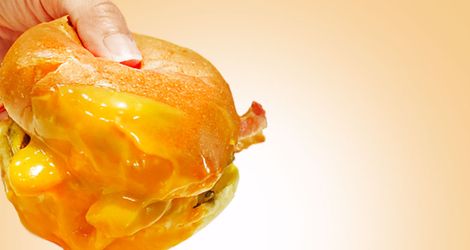 Cheesy Cheese Bacon Cheeseburger