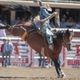 Diaz powers through pain to join winners of day two rodeo action at the Calgary Stampede 