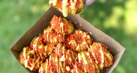 Flamin' Hot Cheeto Mini Donuts